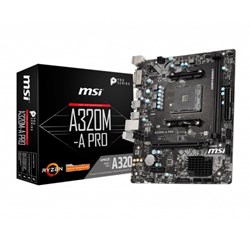 Picture of MSI A320M-A Pro AMD Micro-ATX Motherboard