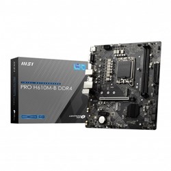 Picture of MSI PRO H610M-B DDR4 12th Gen Mirco-ATX Motherboard