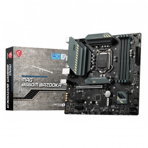 Picture of MSI MAG B560M BAZOOKA 10th and 11th Gen Micro ATX Motherboard